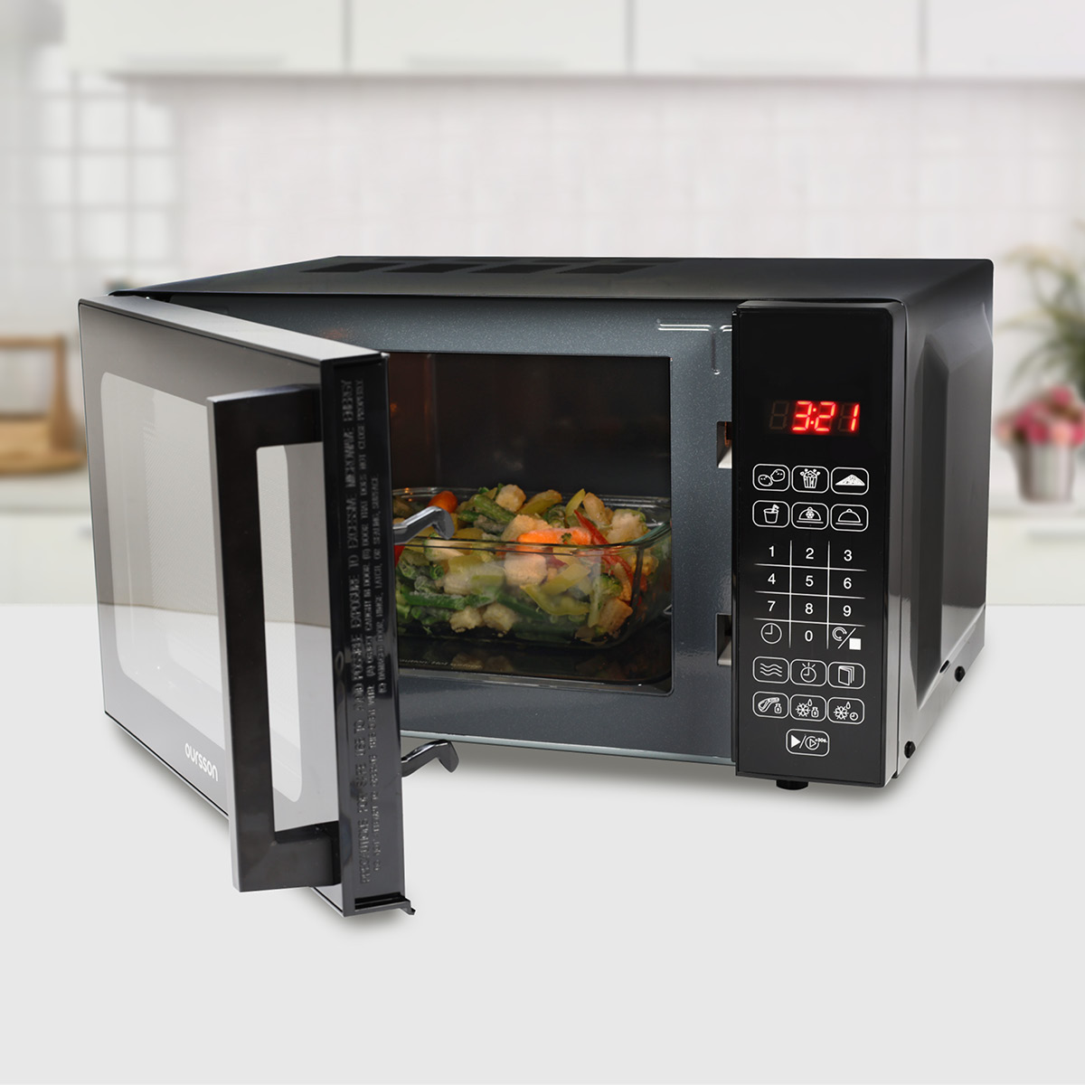 Микроволновая печь (без поворотного стола) Oursson MD2043G/BL
